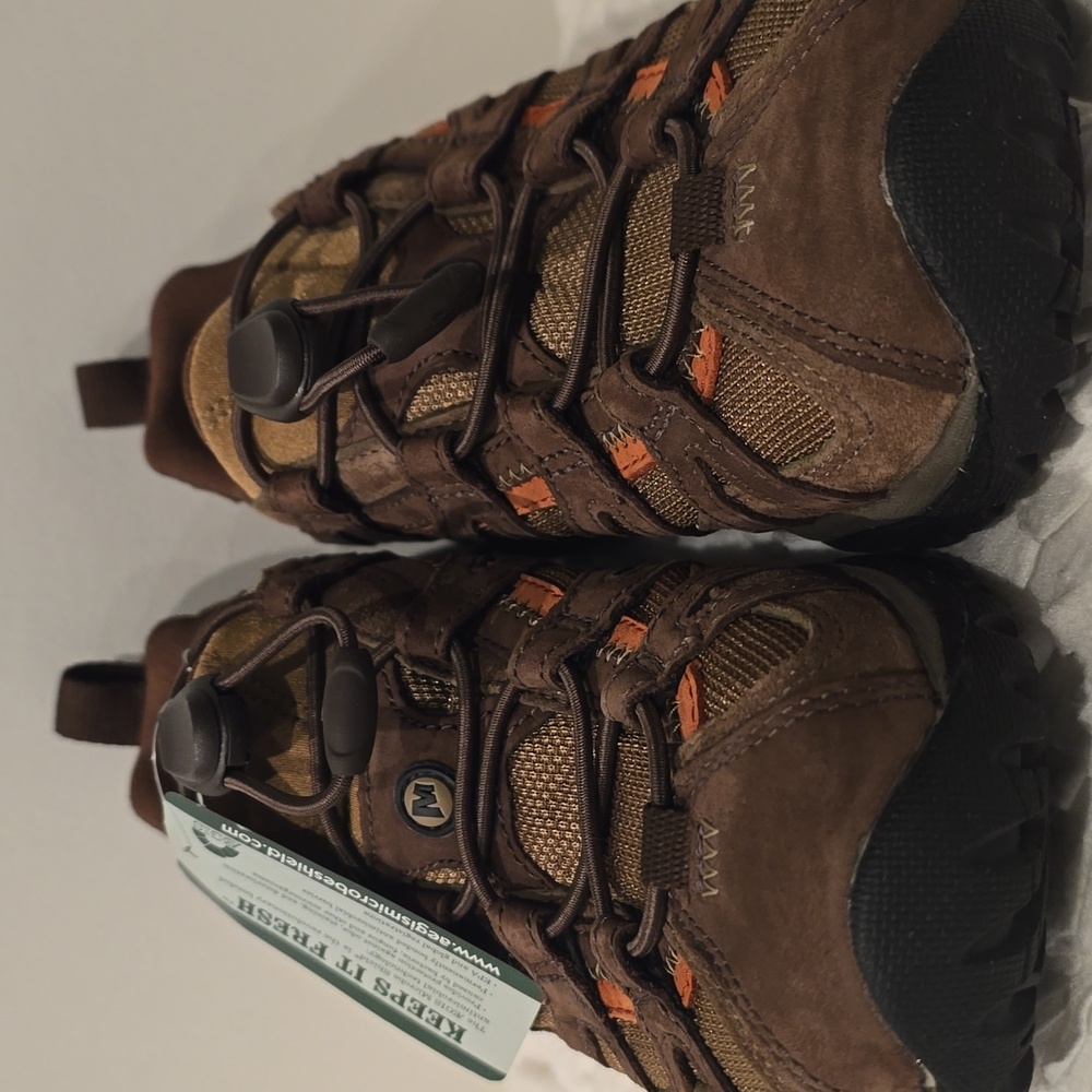 Merrell Siren Stretch Women's Brown And Orange Size 7 Hiking Shoes - Picture 6 of 11
